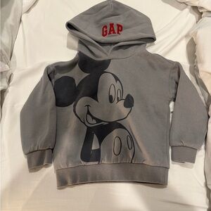 GAP Charcoal Mickey Mouse Kids Hoodie